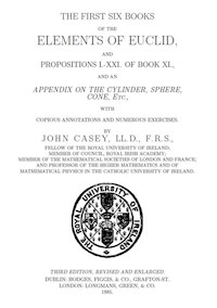 The First Six Books Of The Elements Of Euclid - Euclid - E-Book