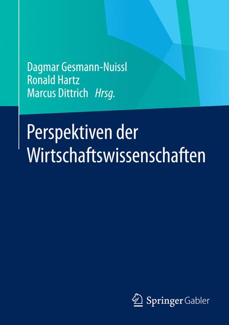 Perspektiven der Wirtschaftswissenschaften -  - E-Book
