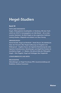 Hegel-Studien Band 30 - - E-Book
