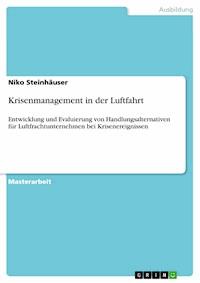 Krisenmanagement in der Luftfahrt - Niko Steinhäuser - E-Book