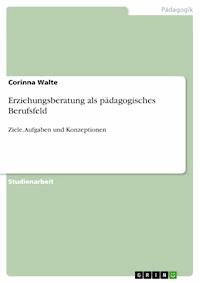 Erziehungsberatung als pädagogisches Berufsfeld - Corinna Walte - E-Book