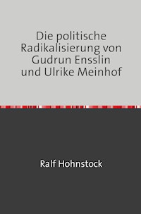 Die politische Radikalisierung von Gudrun Ensslin und Ulrike Meinhof - Ralf Hohnstock - E-Book