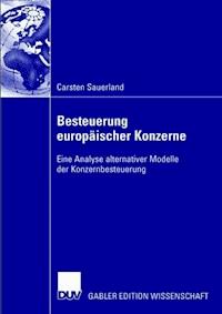 Besteuerung europäischer Konzerne - Carsten Sauerland - E-Book