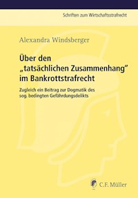 Über den "tatsächlichen Zusammenhang" im Bankrottstrafrecht - Alexandra Windsberger - E-Book