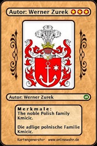 The noble Polish family Kmicic. Die adlige polnische Familie Kmicic. - Werner Zurek - E-Book