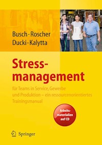 Stressmanagement für Teams in Service, Gewerbe und Produktion - ein ressourcenorientiertes Trainingsmanual - Christine Busch - E-Book