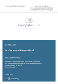 Le tabac en droit international - Zied Ghedira - kostenlos E-Book