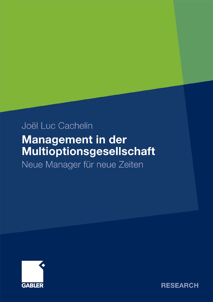 Management in der Multioptionsgesellschaft - Joel Luc Cachelin - E-Book