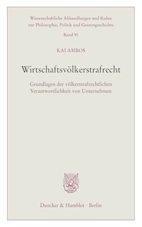 Wirtschaftsvölkerstrafrecht. - Kai Ambos - E-Book