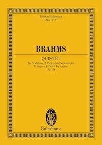 Quintet F major - Johannes Brahms - E-Book