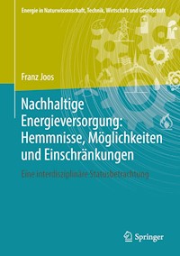 Nachhaltige Energieversorgung: Hemmnisse, Möglichkeiten und Einschränkungen - Franz Joos - E-Book