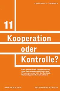 Kooperation oder Kontrolle? - Christoph G. Grimmer - E-Book