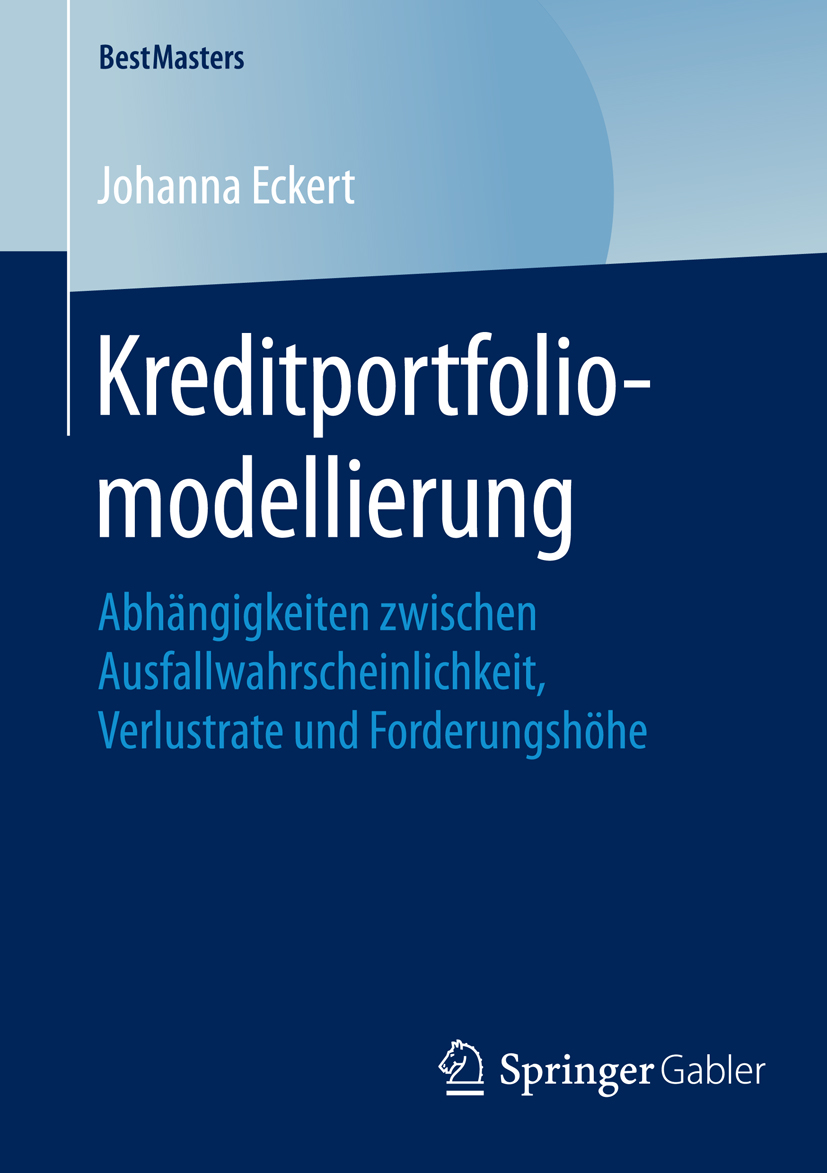 Kreditportfoliomodellierung - Johanna Eckert - E-Book