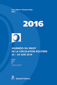 Journées du droit de la circulation routière 2016 -  - E-Book