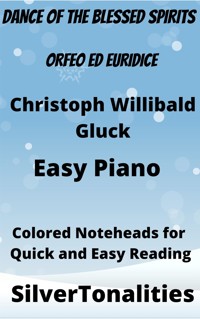 Dance of the Blessed Spirits Easy Piano Sheet Music with Colored Notation - SilverTonalities - E-Book