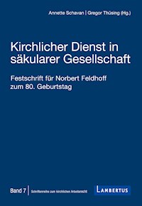 Kirchlicher Dienst in säkularer Gesellschaft -  - E-Book
