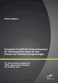 Energiewirtschaftliche Potenzialanalyse für Stromspeicher sowie für den Einsatz von flexiblen Energieanlagen: Für eine Stromversorgung mit 100% regenerativen Energien im Landkreis Harz - Guluma Megersa - E-Book