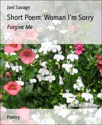 Short Poem: Woman I'm Sorry - Joel Savage - E-Book