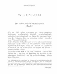 Wir um 2000 - Band 2 - Heinrich Werner - E-Book