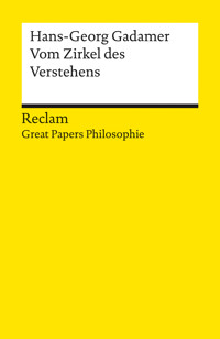 Vom Zirkel des Verstehens - Hans-Georg Gadamer - E-Book