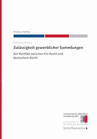 Zulässigkeit gewerblicher Sammlungen - Markus Herbst - E-Book