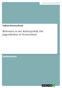 Reformen in der Kulturpolitik. Die Jugendkultur in Deutschland - Tobias Krumscheid - E-Book