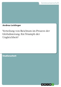 Verteilung von Reichtum im Prozess der Globalisierung. Ein Triumph der Ungleichheit? - Andrea Leidinger - E-Book