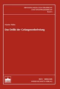 Das Delikt der Gefangenenbefreiung - Martin Helm - E-Book