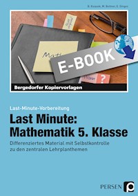 Last Minute: Mathematik 5. Klasse - Bernard Ksiazek - E-Book