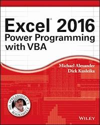 Excel 2016 Power Programming with VBA - Michael Alexander - E-Book