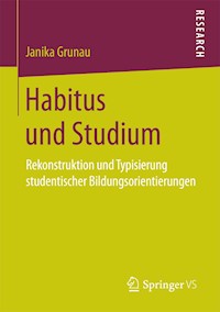 Habitus und Studium - Janika Grunau - E-Book