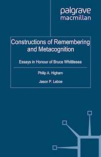 Constructions of Remembering and Metacognition -  - E-Book