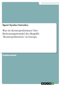 Was ist Kosmopolitismus? Der Bedeutungswandel des Begriffs "Kosmopolitismus" in Europa - Ngoei Nyadao Hamadou - E-Book