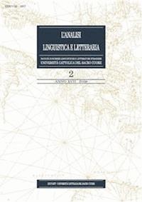 L'Analisi Linguistica e Letteraria 2009-2 - AA.VV. - kostenlos E-Book