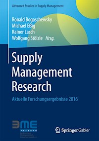 Supply Management Research -  - E-Book