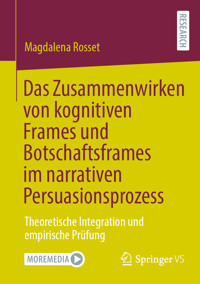 Das Zusammenwirken von kognitiven Frames und Botschaftsframes im narrativen Persuasionsprozess - Magdalena Rosset - E-Book