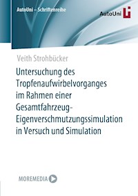 Untersuchung des Tropfenaufwirbelvorganges im Rahmen einer Gesamtfahrzeug-Eigenverschmutzungssimulation in Versuch und Simulation - Veith Strohbücker - E-Book