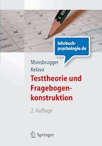 Testtheorie und Fragebogenkonstruktion -  - E-Book