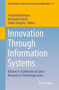 Innovation Through Information Systems -  - E-Book