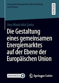 Die Gestaltung eines gemeinsamen Energiemarktes auf der Ebene der Europäischen Union - Ana-Maria Iulia Şanta - E-Book