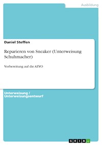 Reparieren von Sneaker (Unterweisung Schuhmacher) - Daniel Steffen - E-Book