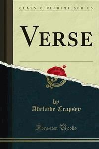 Verse - Adelaide Crapsey - E-Book