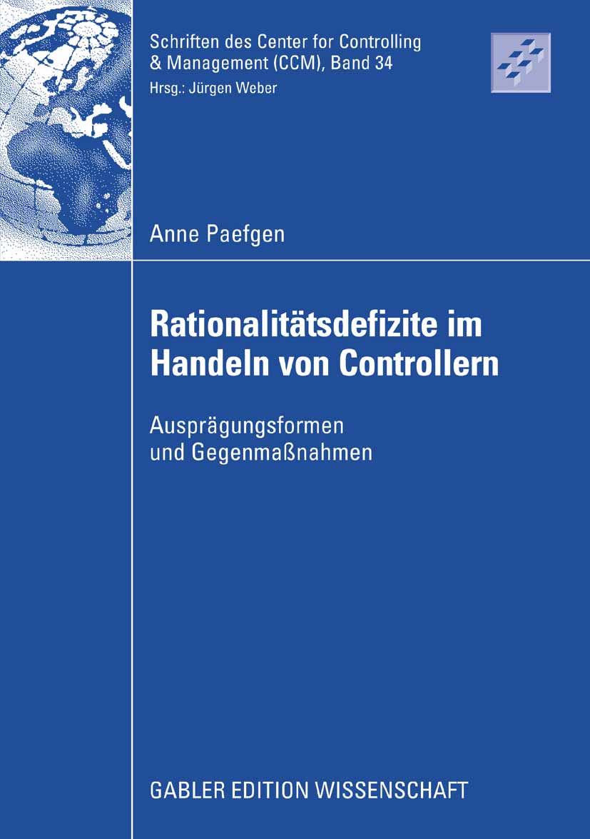 Rationalitätsdefizite im Handeln von Controllern - Anne Paefgen - E-Book