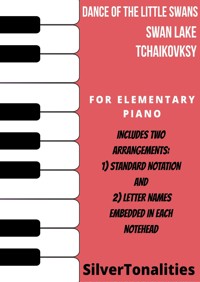 Dance of the Little Swans Swan Lake Elementary Piano Sheet Music Combo - SilverTonalities - E-Book