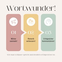 Wortwunder! Wörter sammeln, Rhetorik verbessern, erfolgreicher kommunizieren - Patrick Lynen - Hörbuch