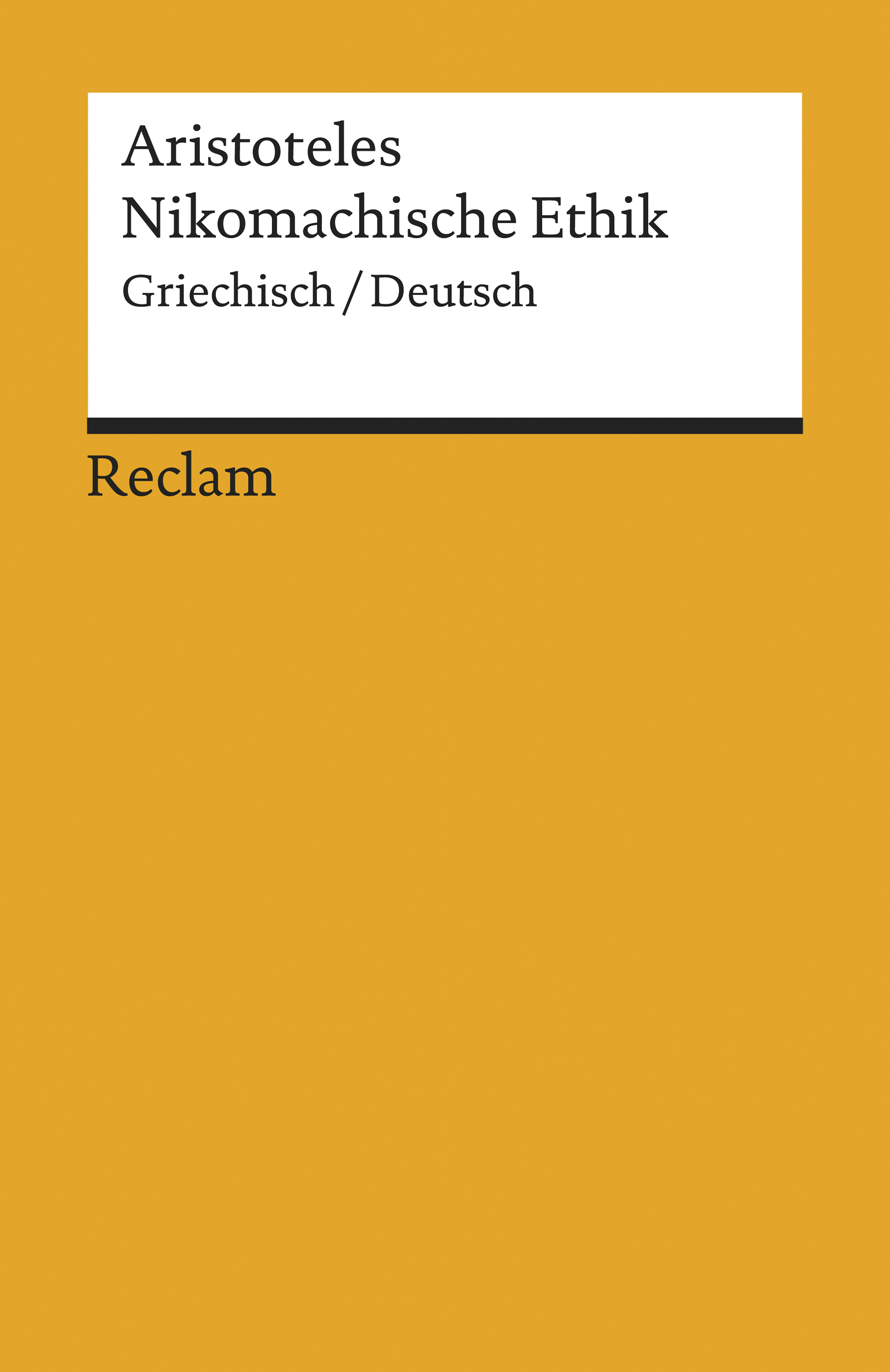 Nikomachische Ethik (Griechisch/Deutsch) - Aristoteles - E-Book