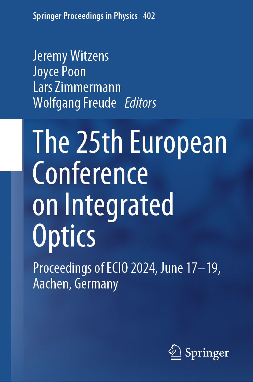 The 25th European Conference on Integrated Optics -  - E-Book