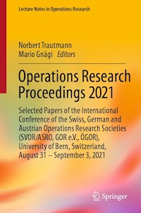 Operations Research Proceedings 2021 -  - E-Book