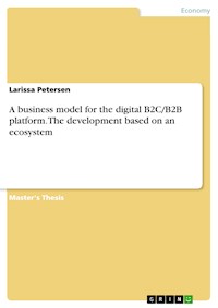 A business model for the digital B2C/B2B platform. The development based on an ecosystem - Larissa Petersen - E-Book