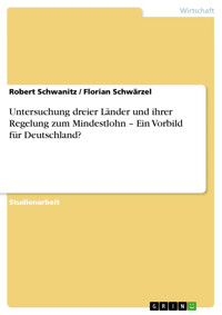 Untersuchung dreier Länder und ihrer Regelung zum Mindestlohn – Ein Vorbild für Deutschland? - Robert Schwanitz - E-Book